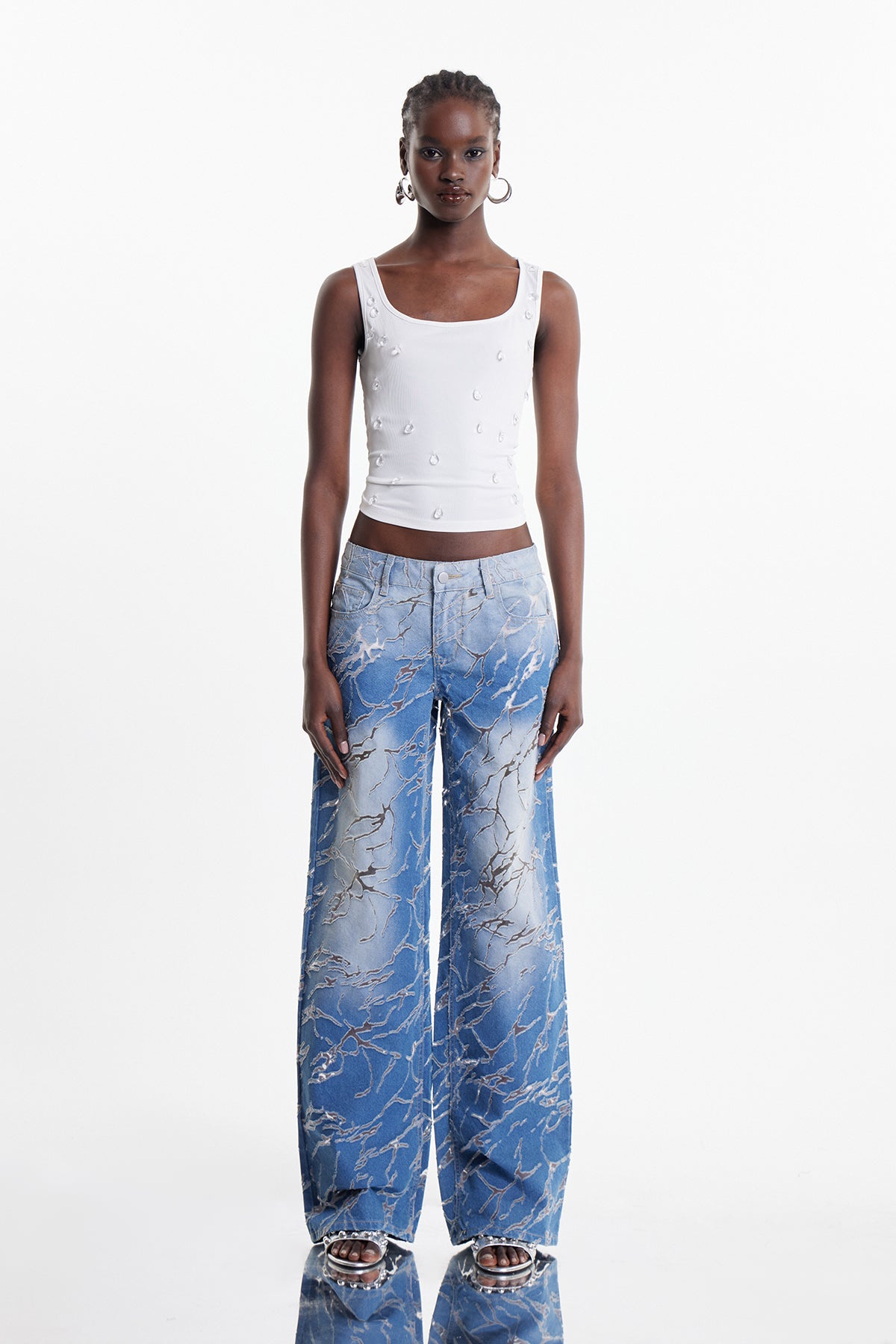 Zaida Dekonstrüktif Burnout Jean Pantolon
