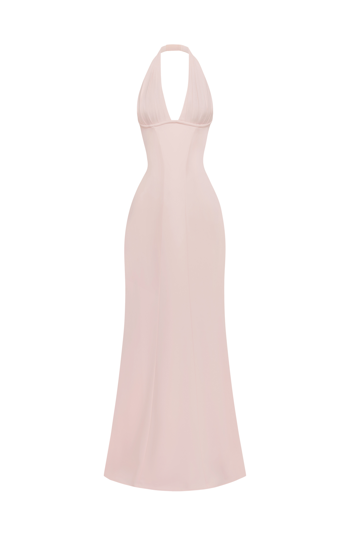 Adora Maxi Elbise - Pudra