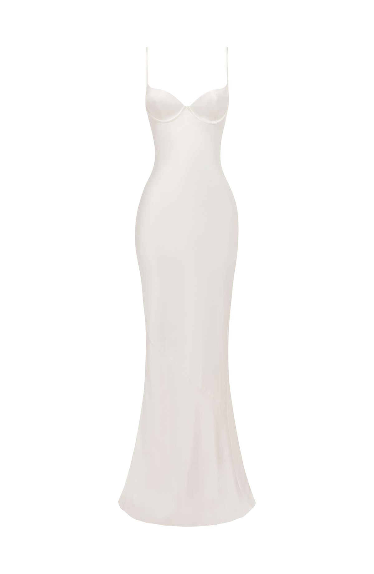 Amorette Maxi Elbise - Fildişi
