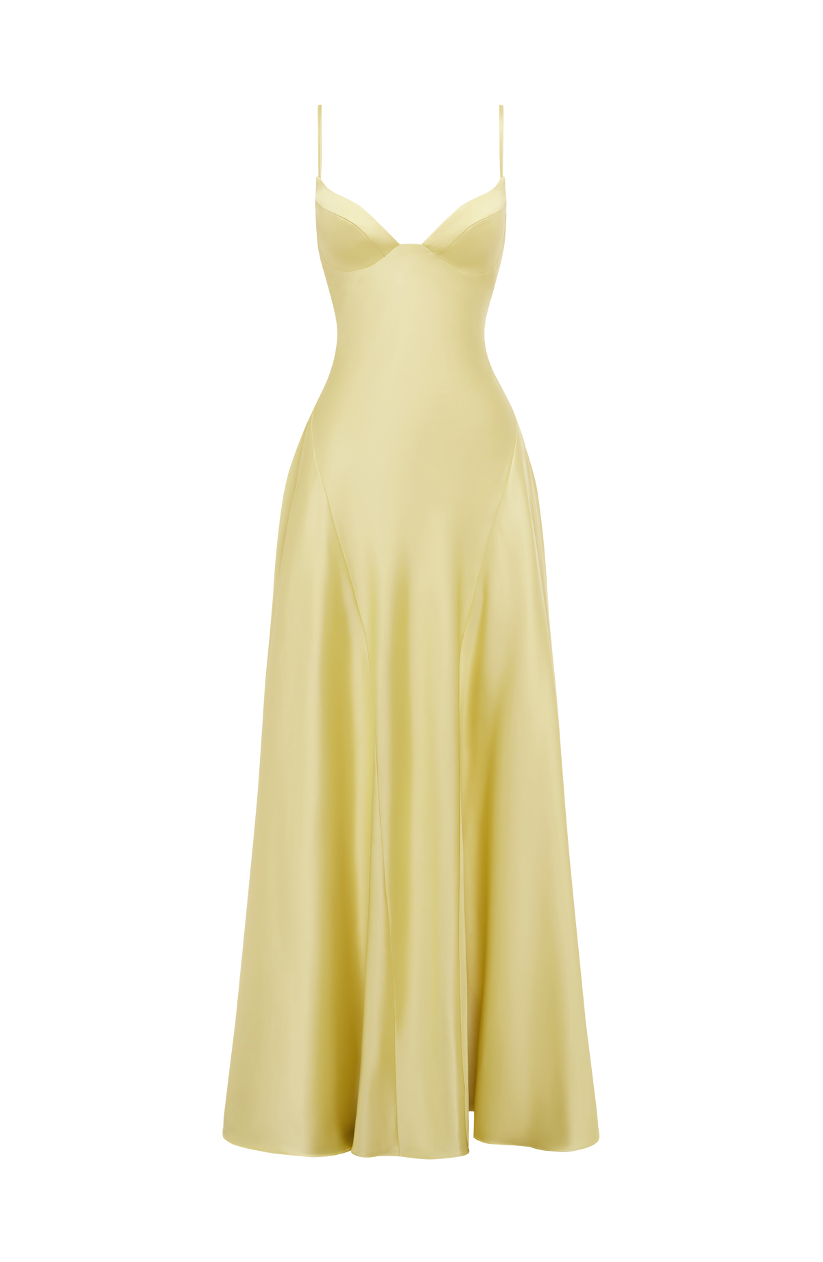 Asterin Maxi Elbise - Limon Sarısı