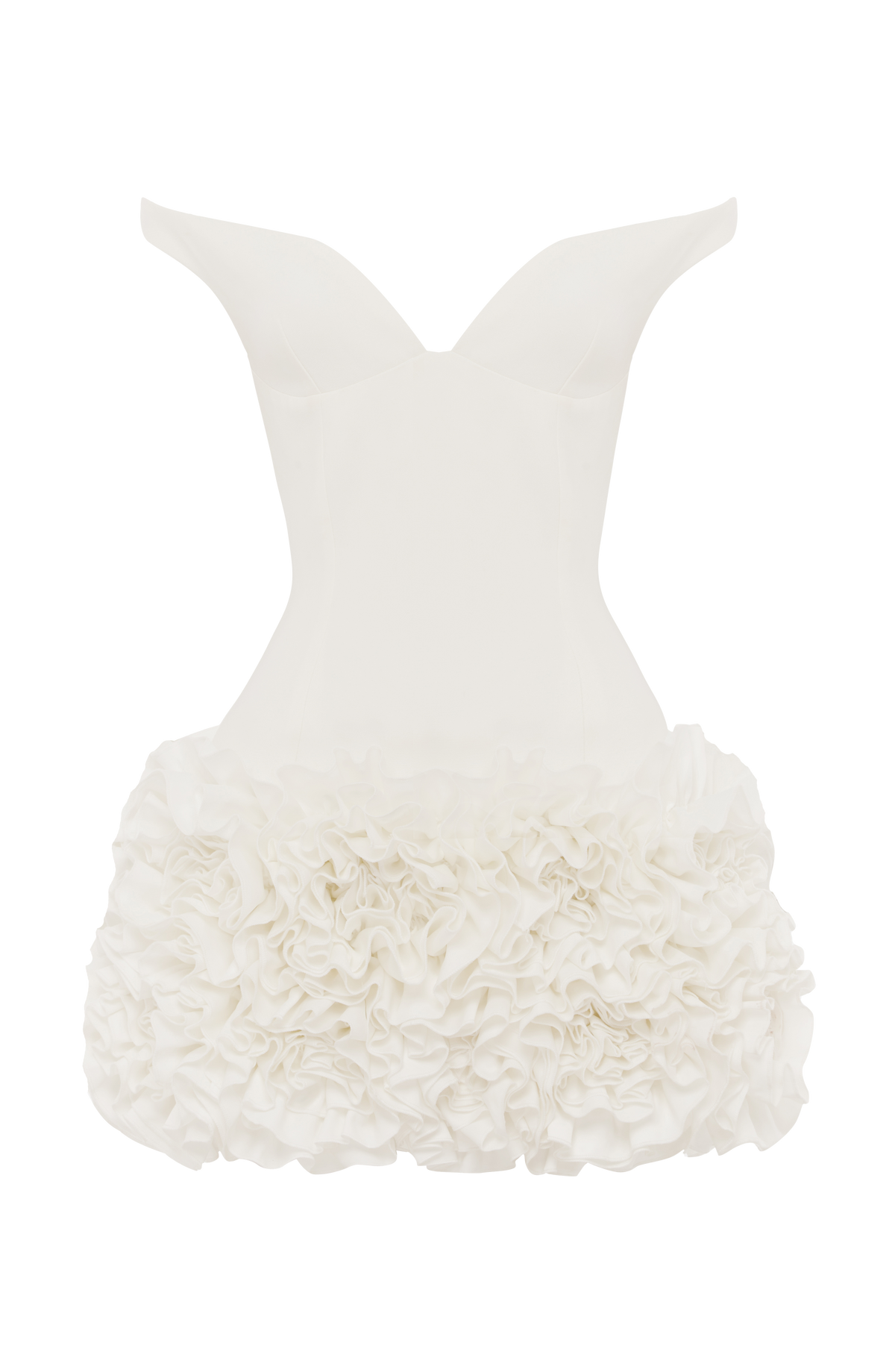 Aveta Mini Elbise - Fildişi