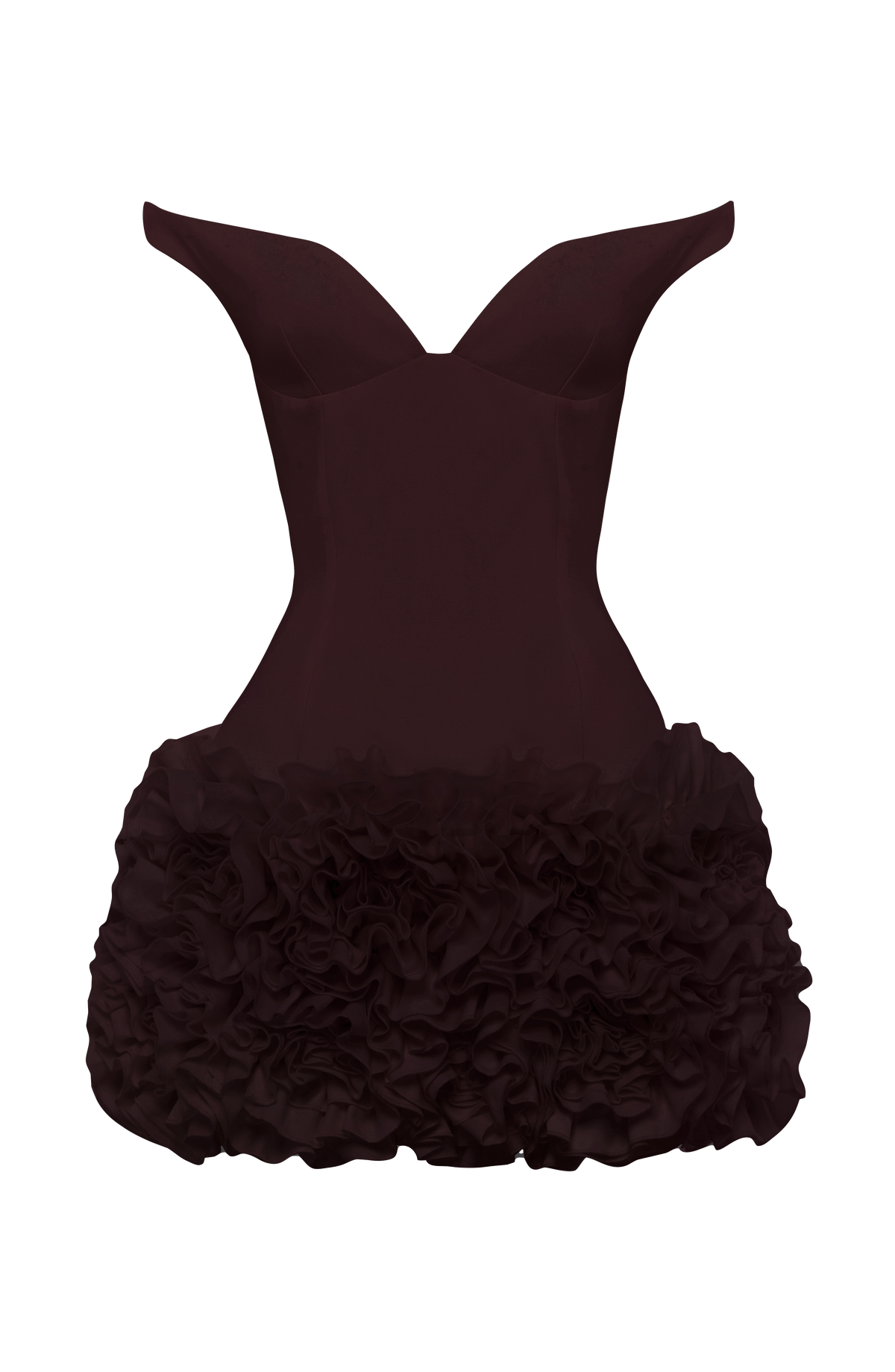 Aveta Mini Elbise - Mürdüm