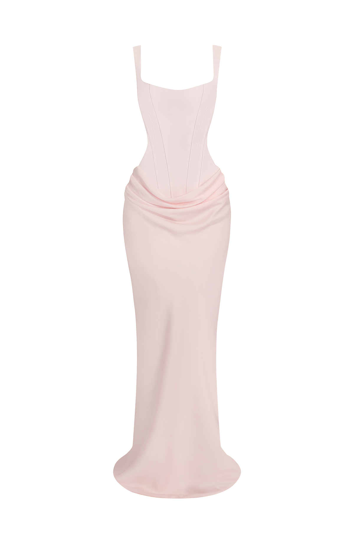 Cornelia Maxi Elbise - Pudra