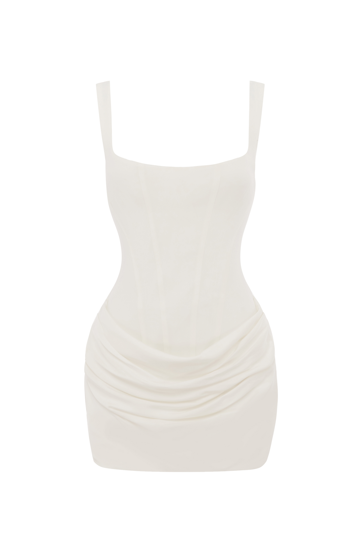 Cornelia Mini Elbise - Fildişi