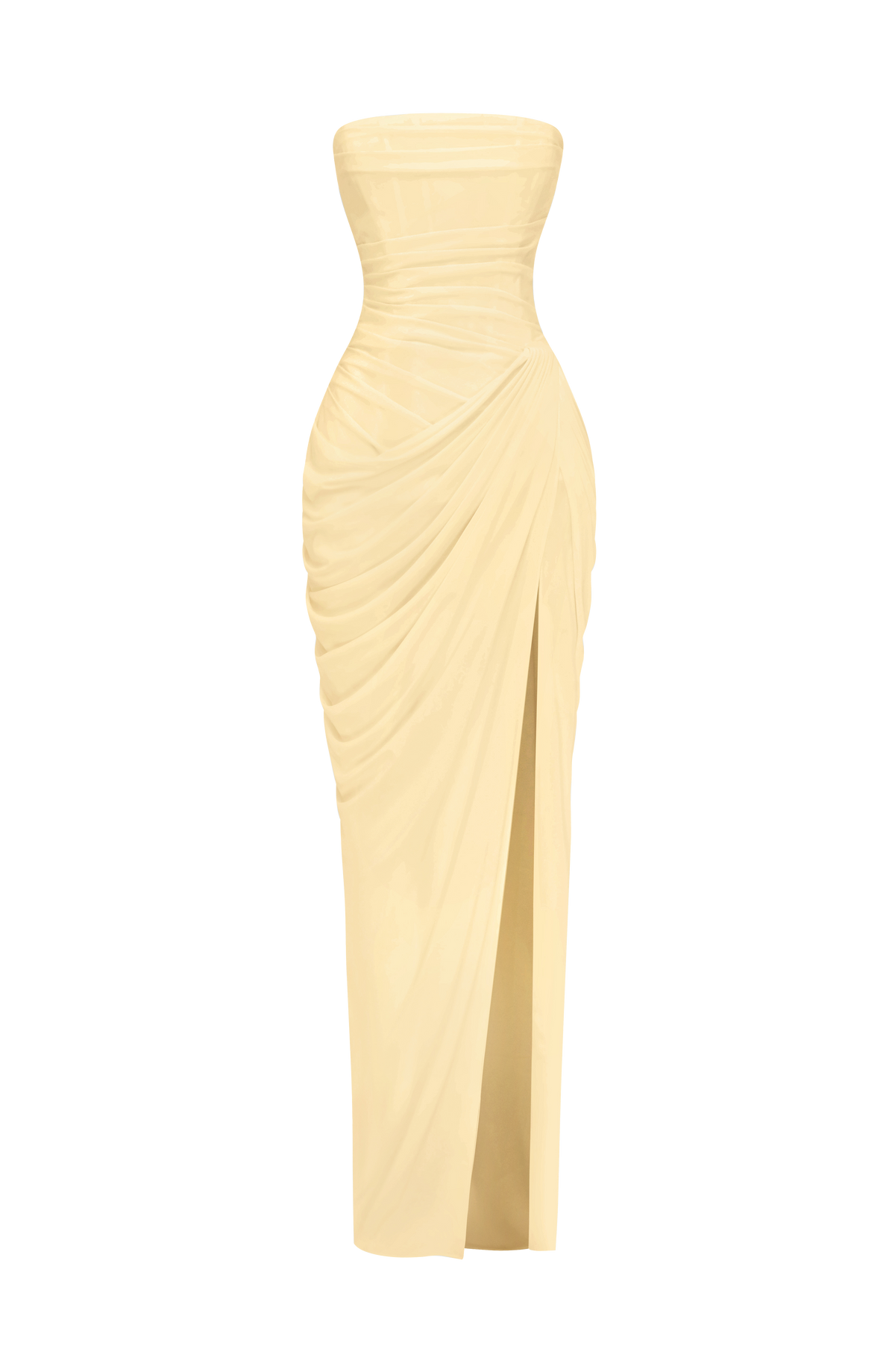 Cyra Maxi Elbise - Limon Sarısı