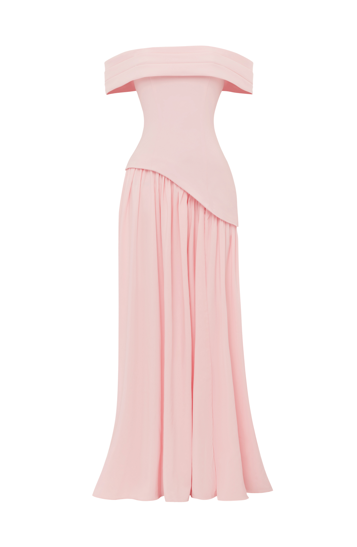 Delilah Maxi Elbise - Pudra