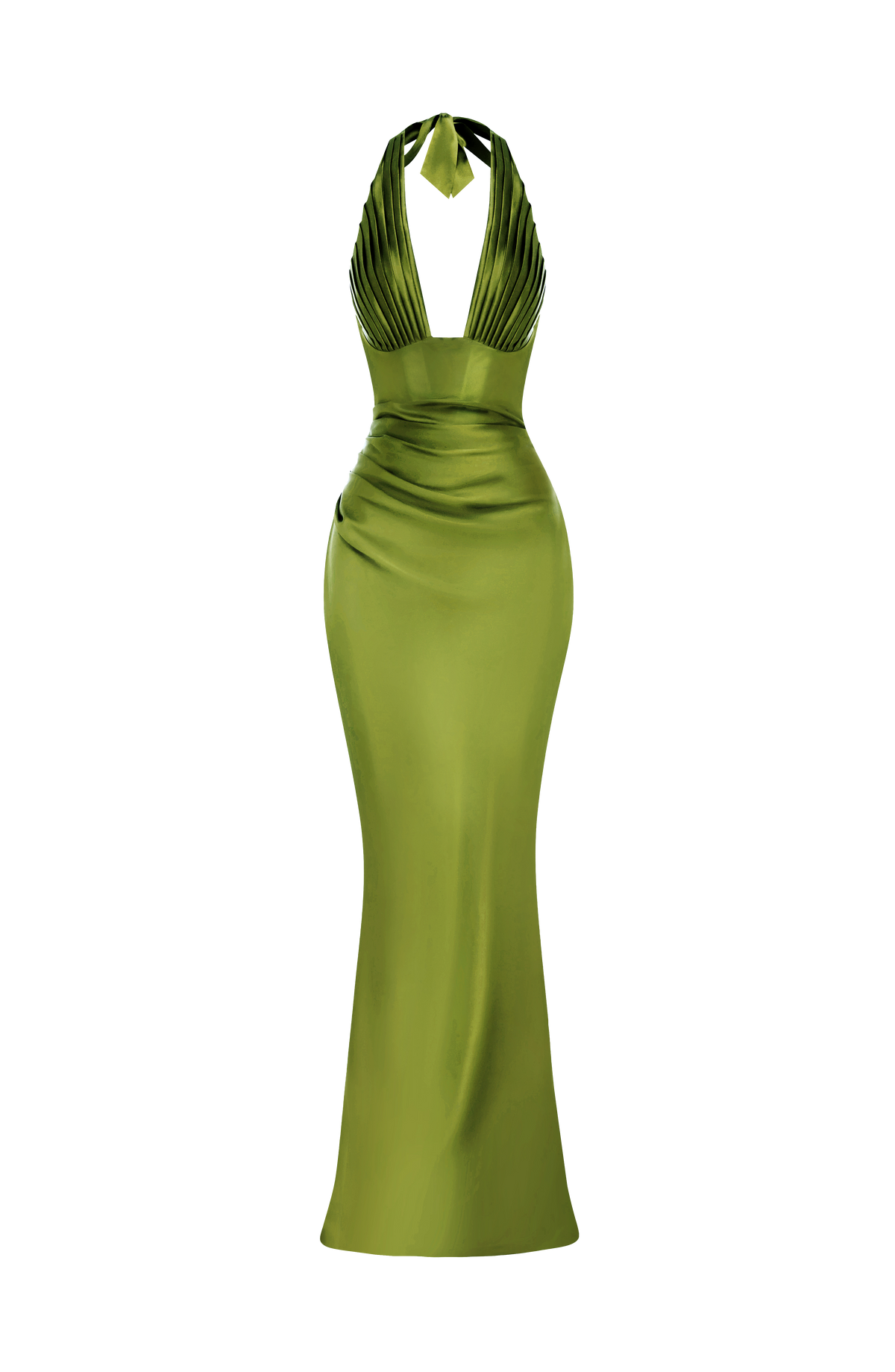 Elowen Maxi Elbise - Haki Yeşili