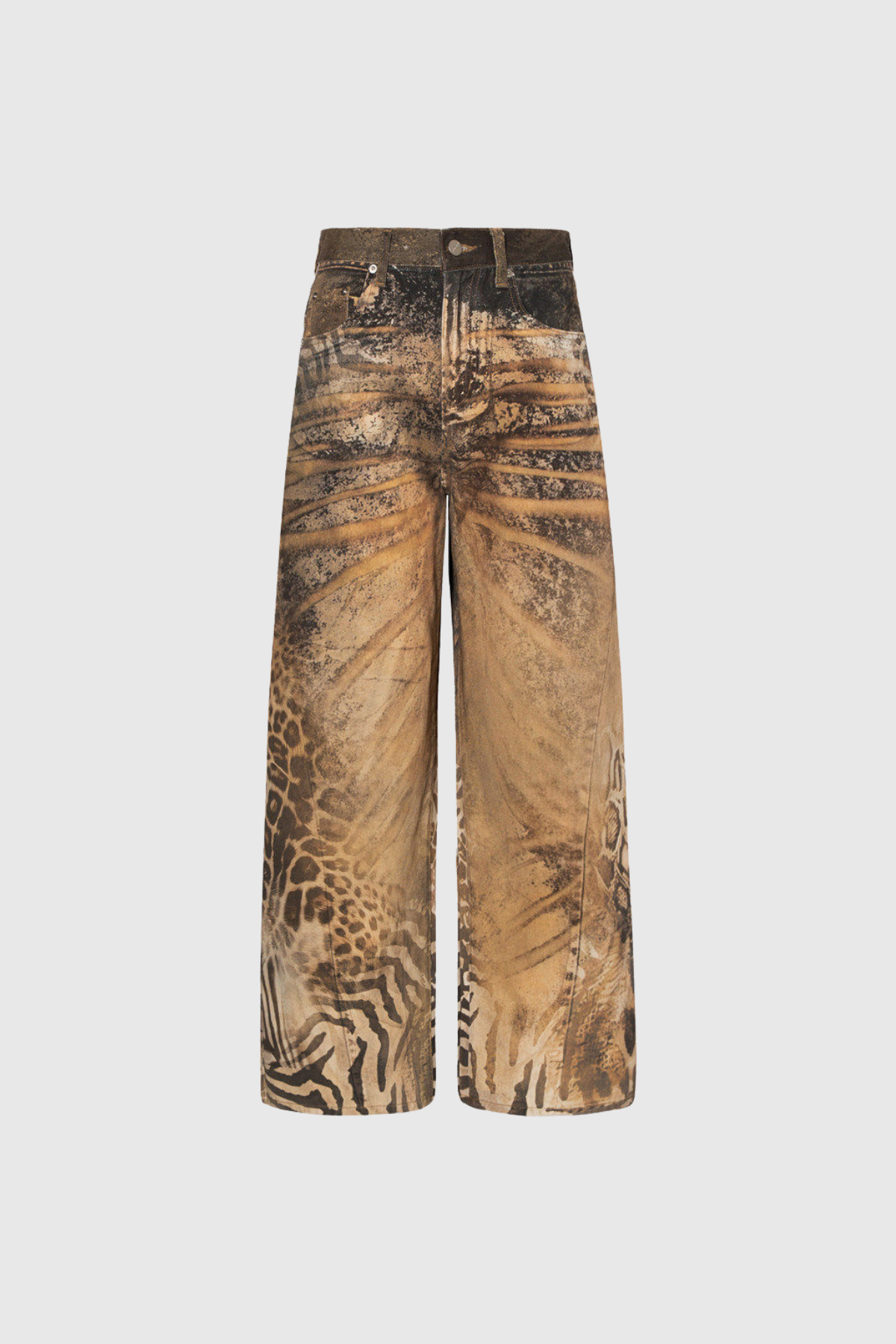 Emlyn Leopar Baskılı Hayley Jean Pantolon