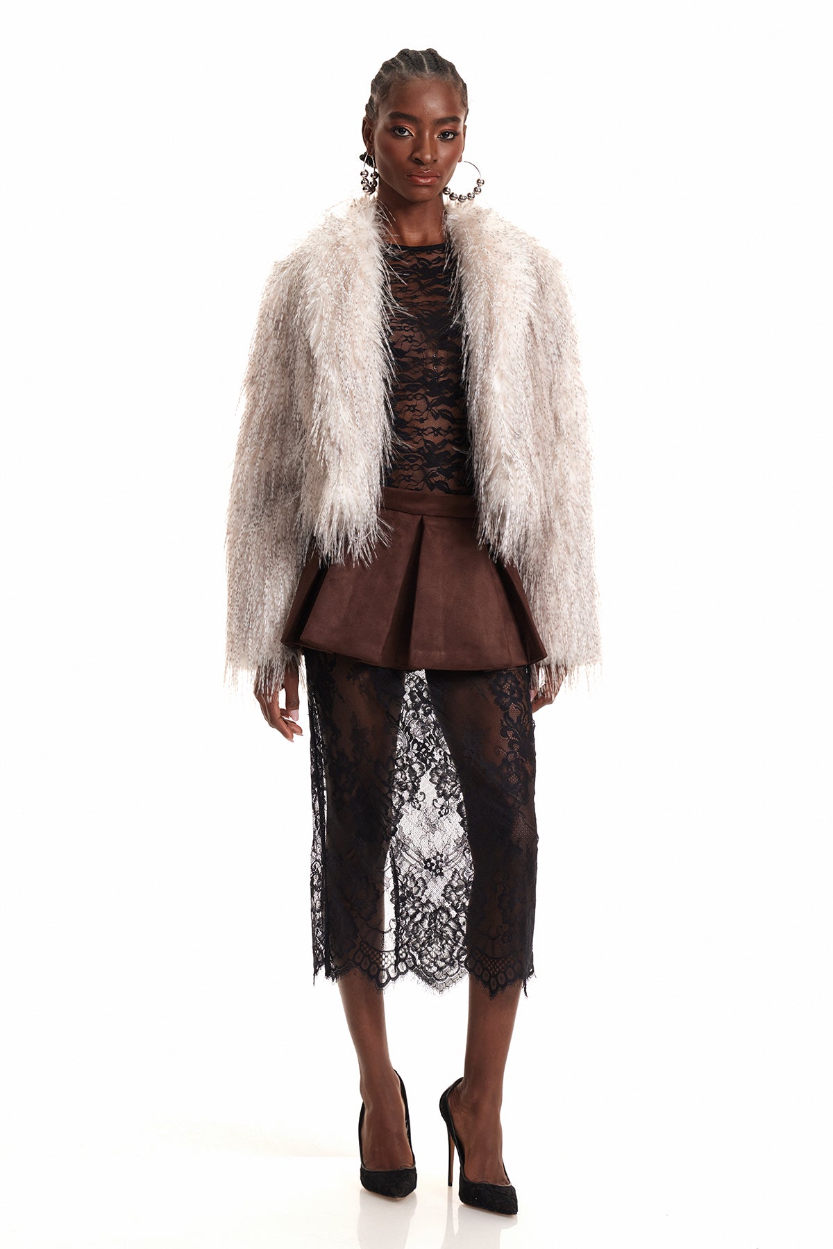 Emre Suni Kürk Oversize Ceket