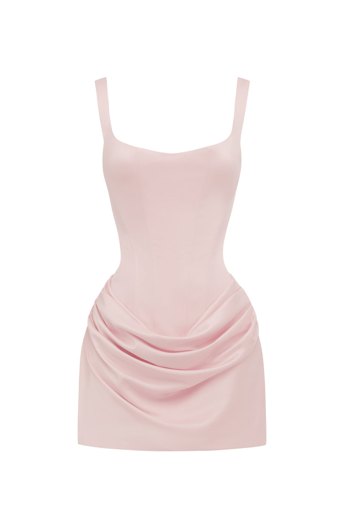Imogen Mini Elbise - Pudra