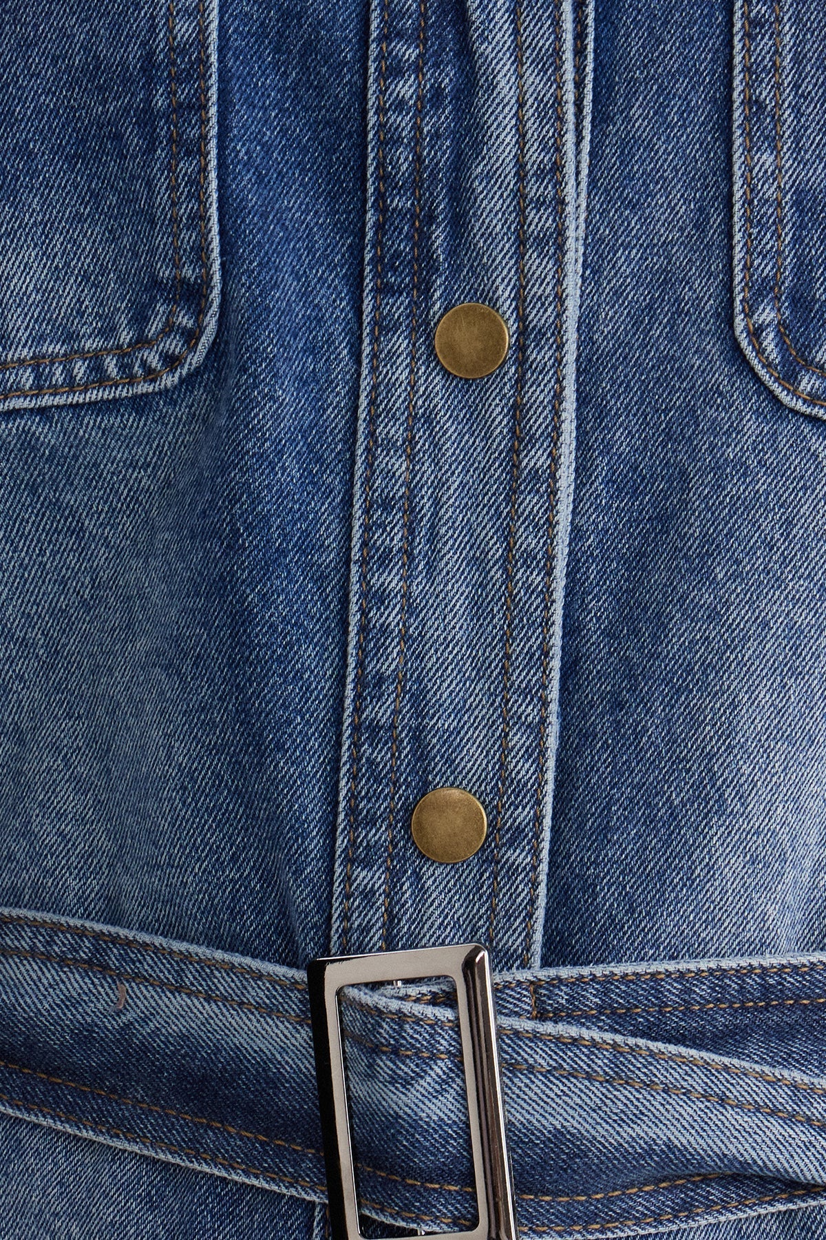 Isaija Kemerli Denim Ceket