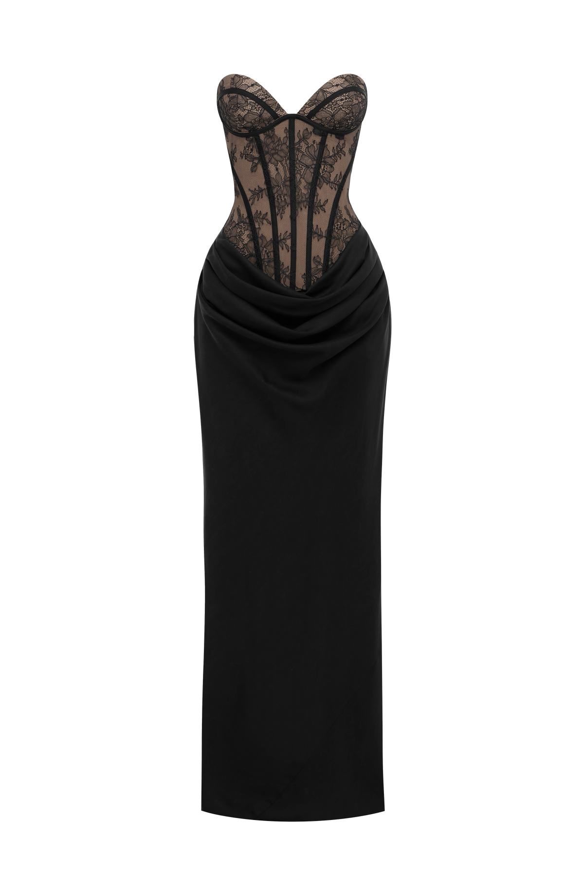 Kathleen Maxi Elbise - Siyah