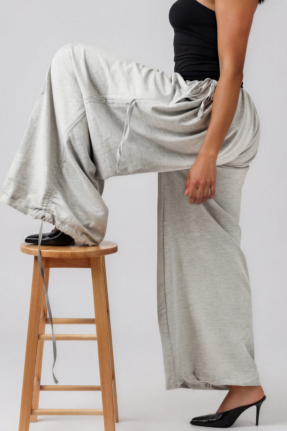 Kelsey Büzgülü Baggy Pantolon