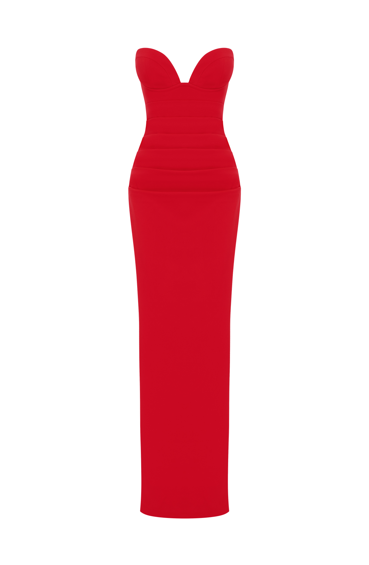 Lindsey Maxi Elbise - Kırmızı