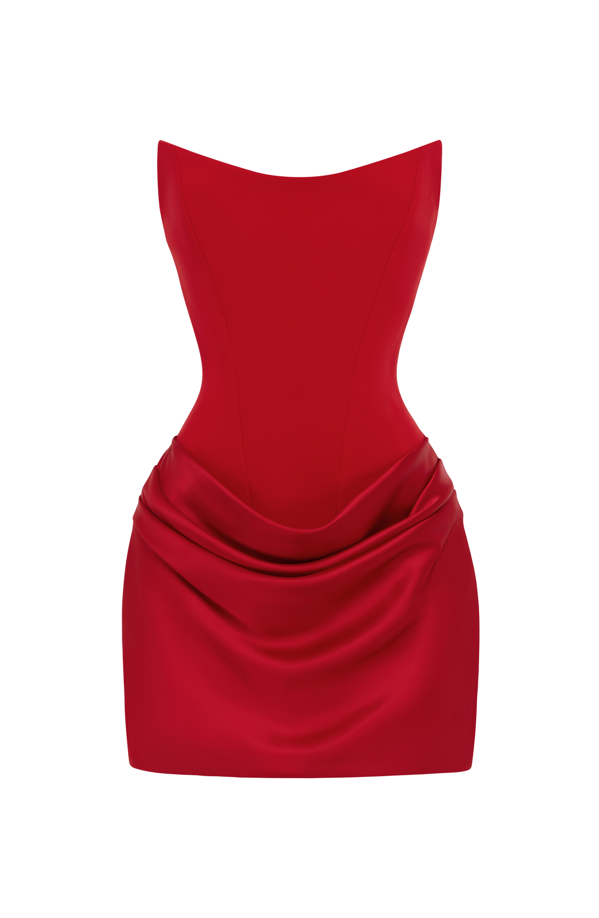 Maggie Mini Elbise - Kırmızı