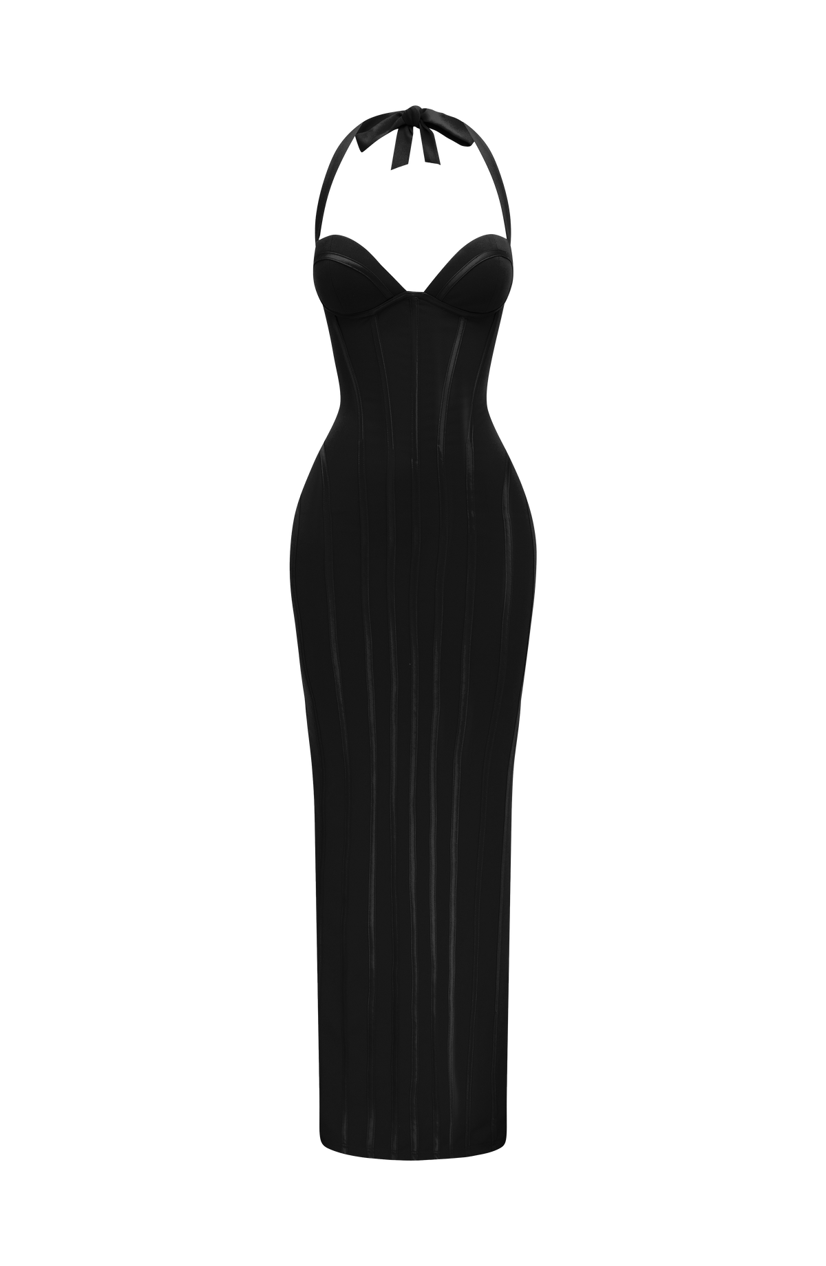 Nigella Maxi Elbise - Siyah