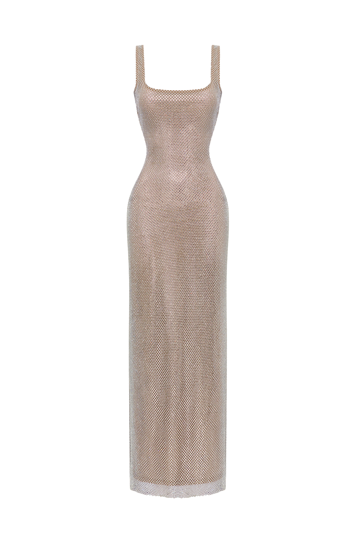 Petra Maxi Elbise - Gümüş