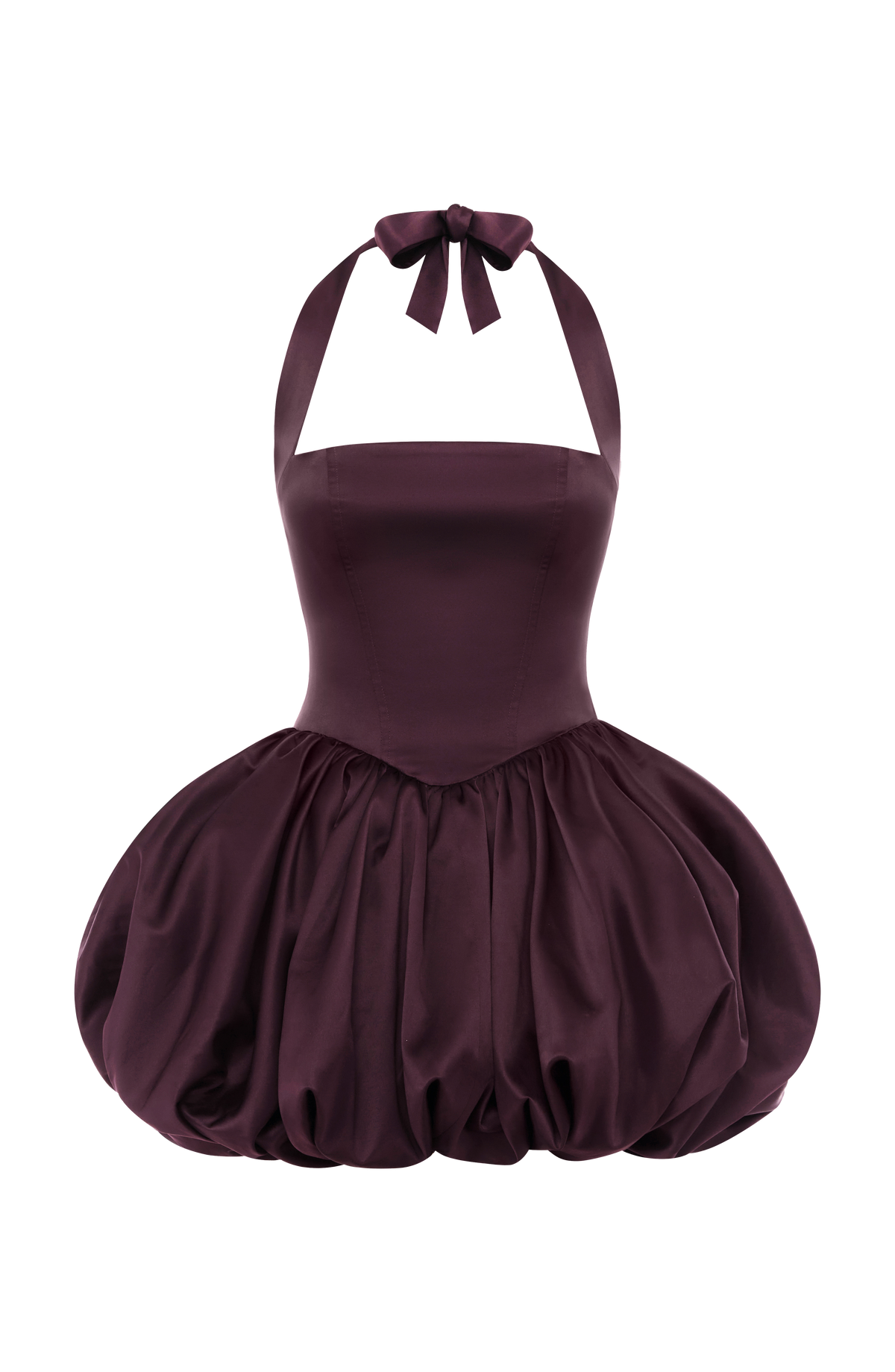 Prudence Mini Elbise - Mürdüm