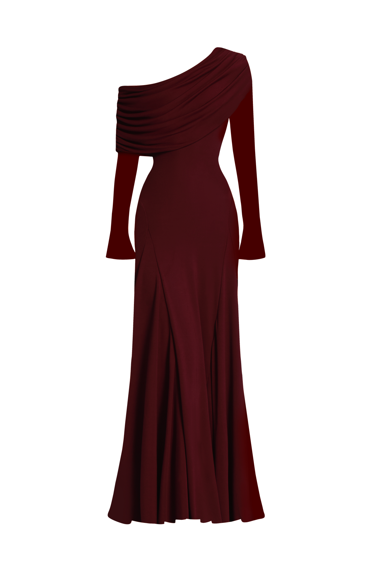 Rafaela Maxi Elbise - Vişne Çürüğü