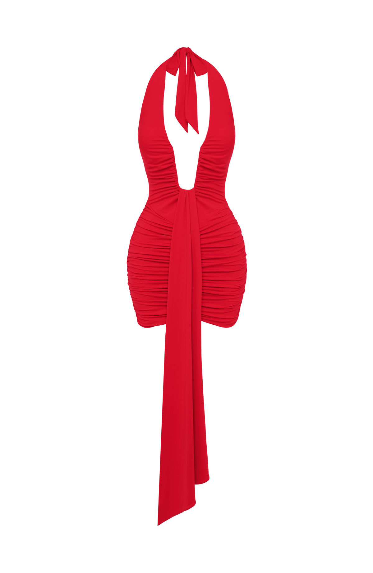 Rosetta Mini Elbise - Kırmızı