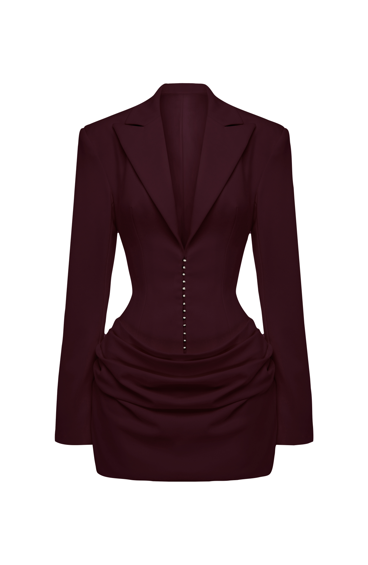 Susie Mini Elbise - Mürdüm