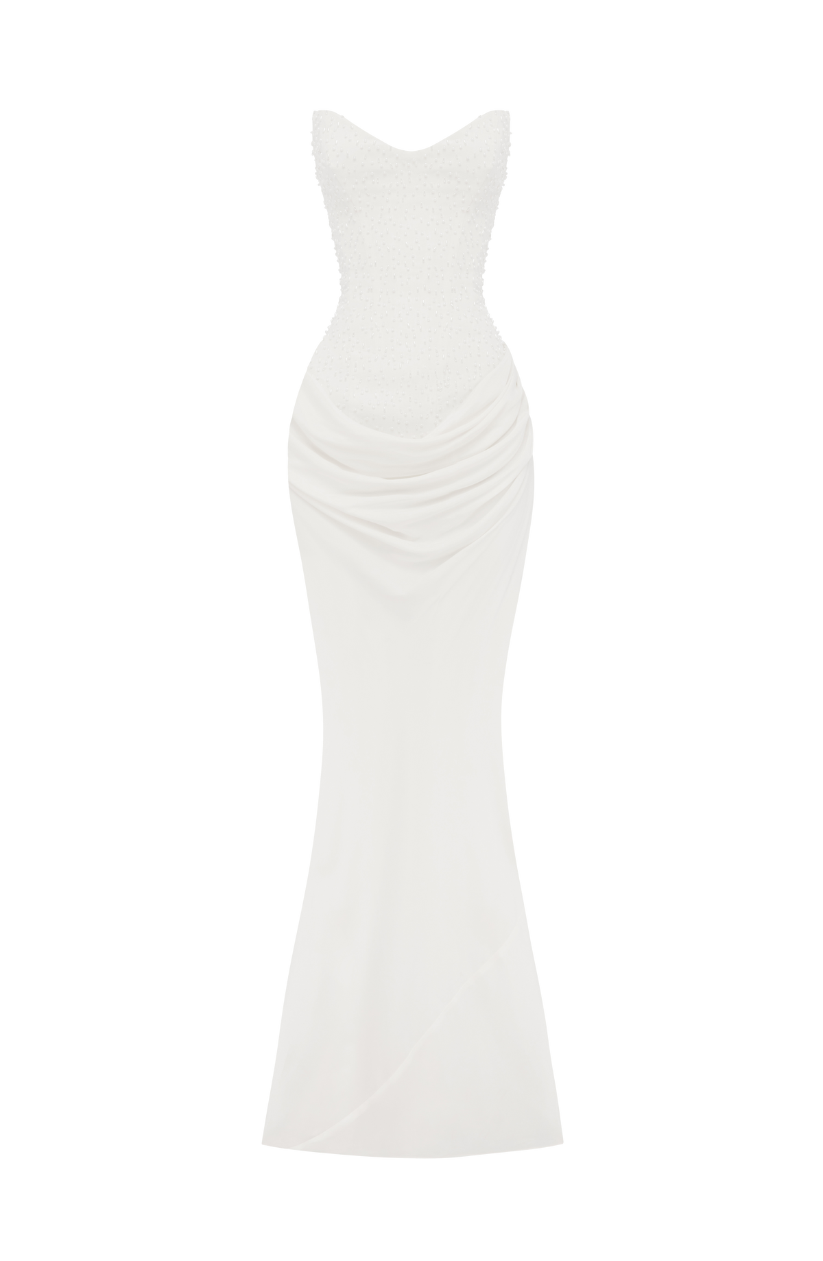 Tindra Maxi Elbise - Fildişi