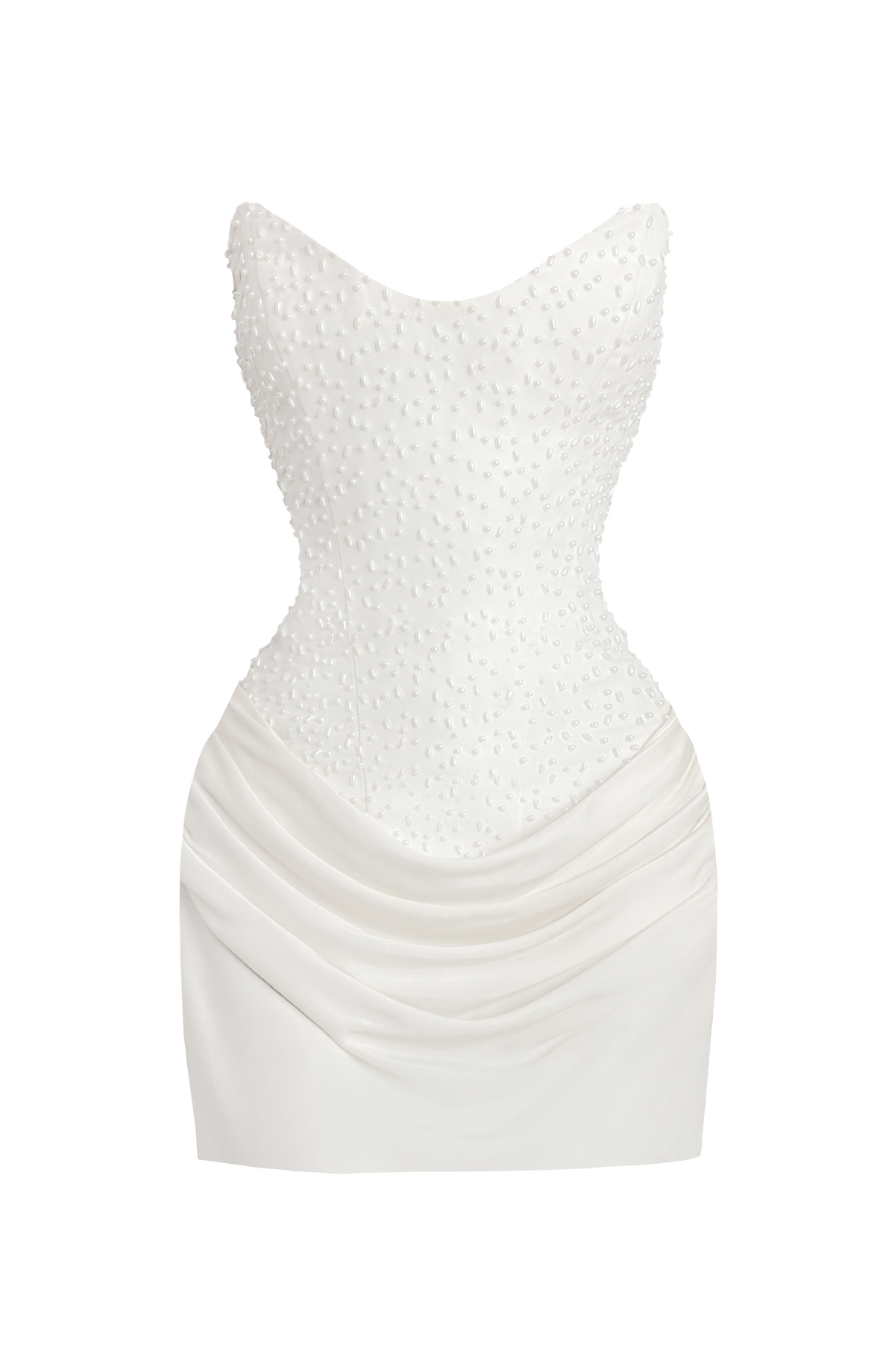 Tindra Mini Elbise - Fildişi