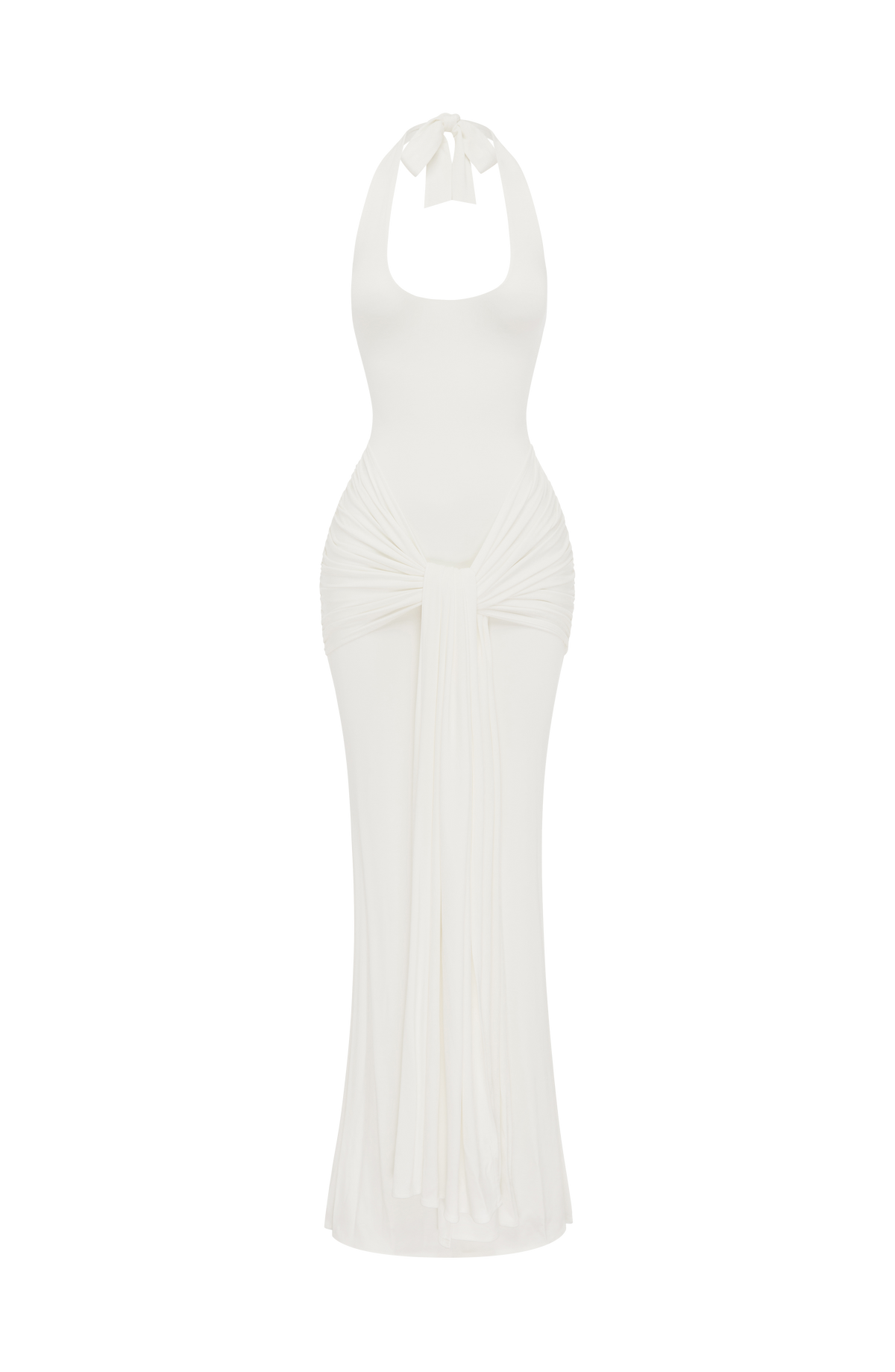 Veneda Maxi Elbise - Fildişi