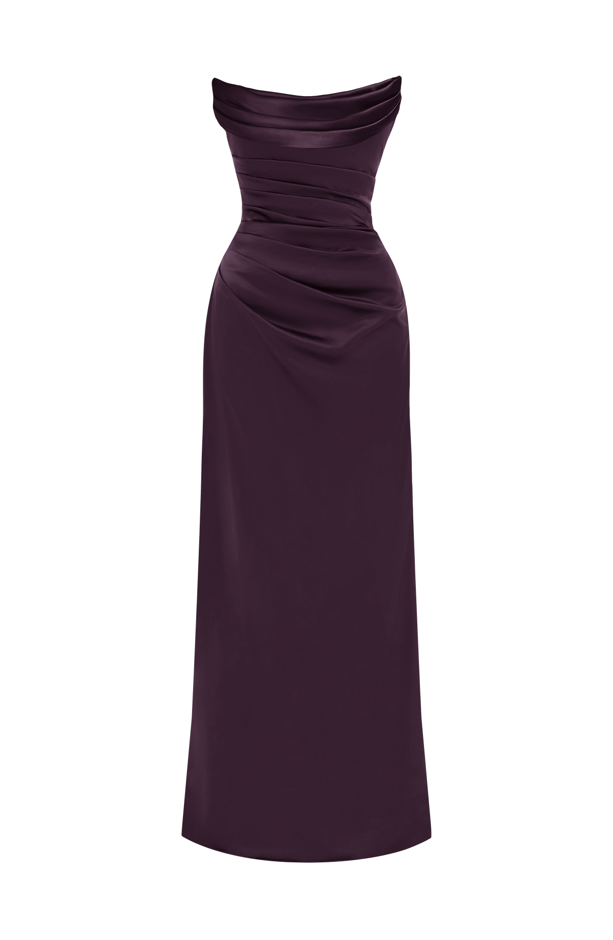 Vessa Maxi Elbise - Mürdüm