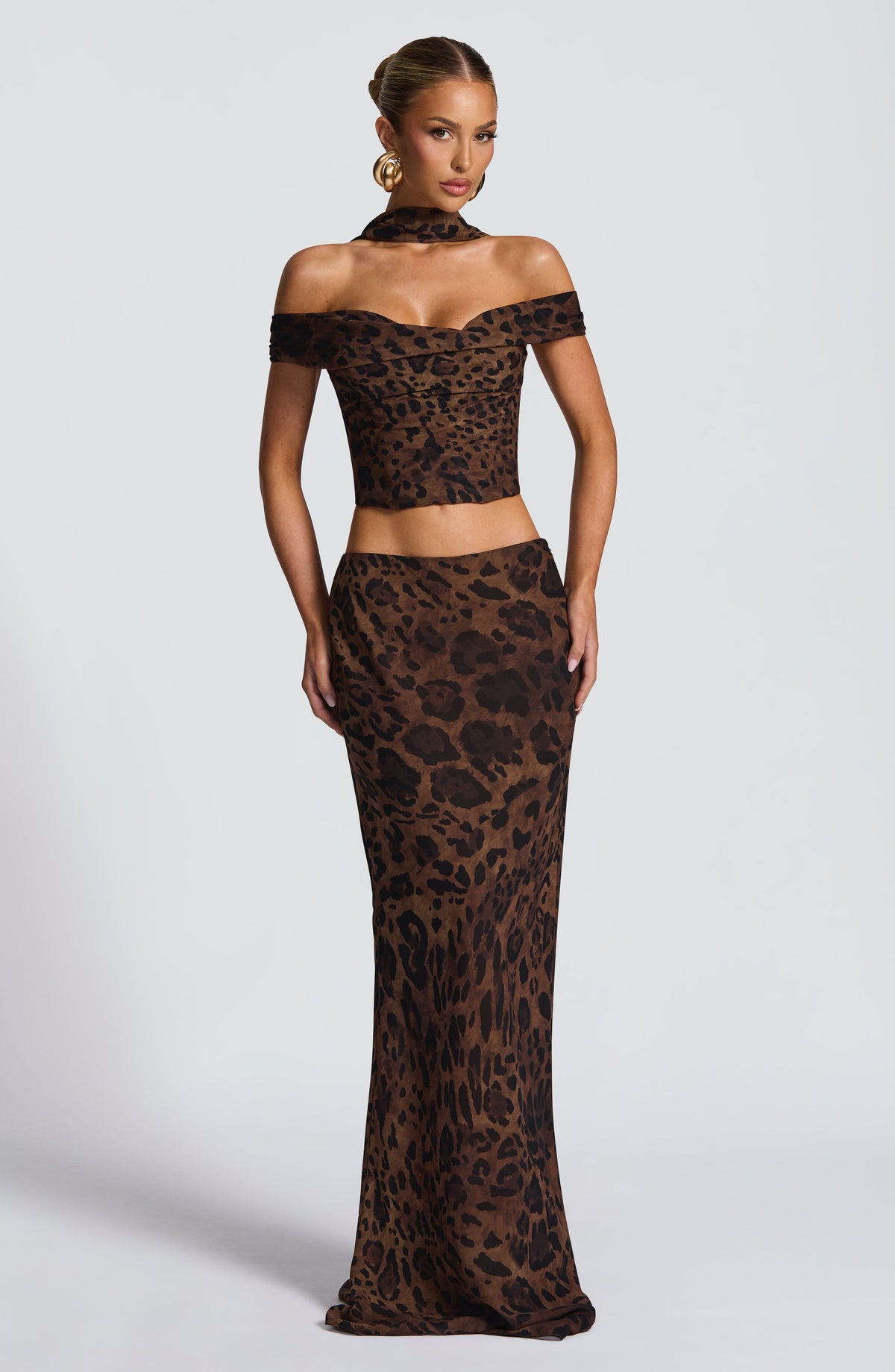 Chrysoula Üst - Leopar Desenli