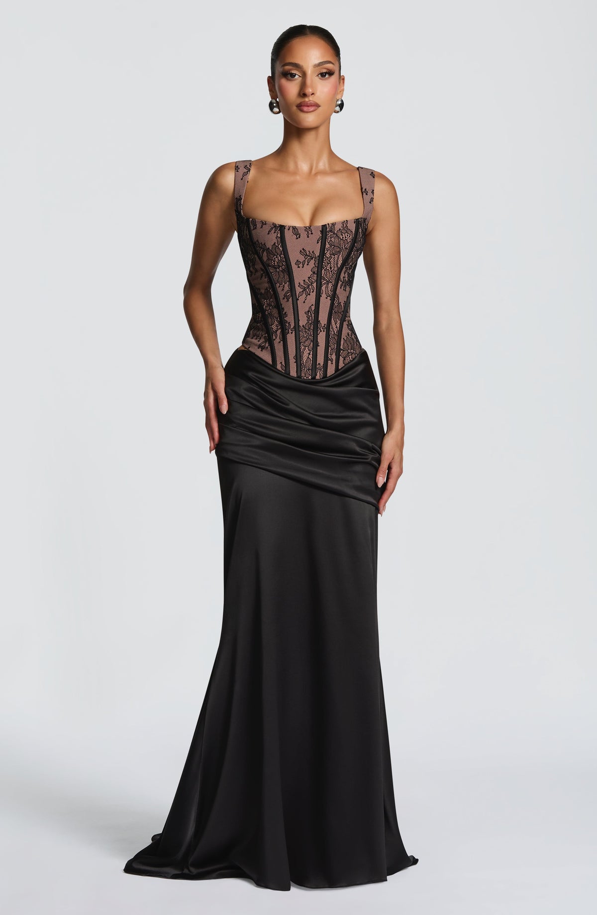 Claudette Maxi Etek - Siyah