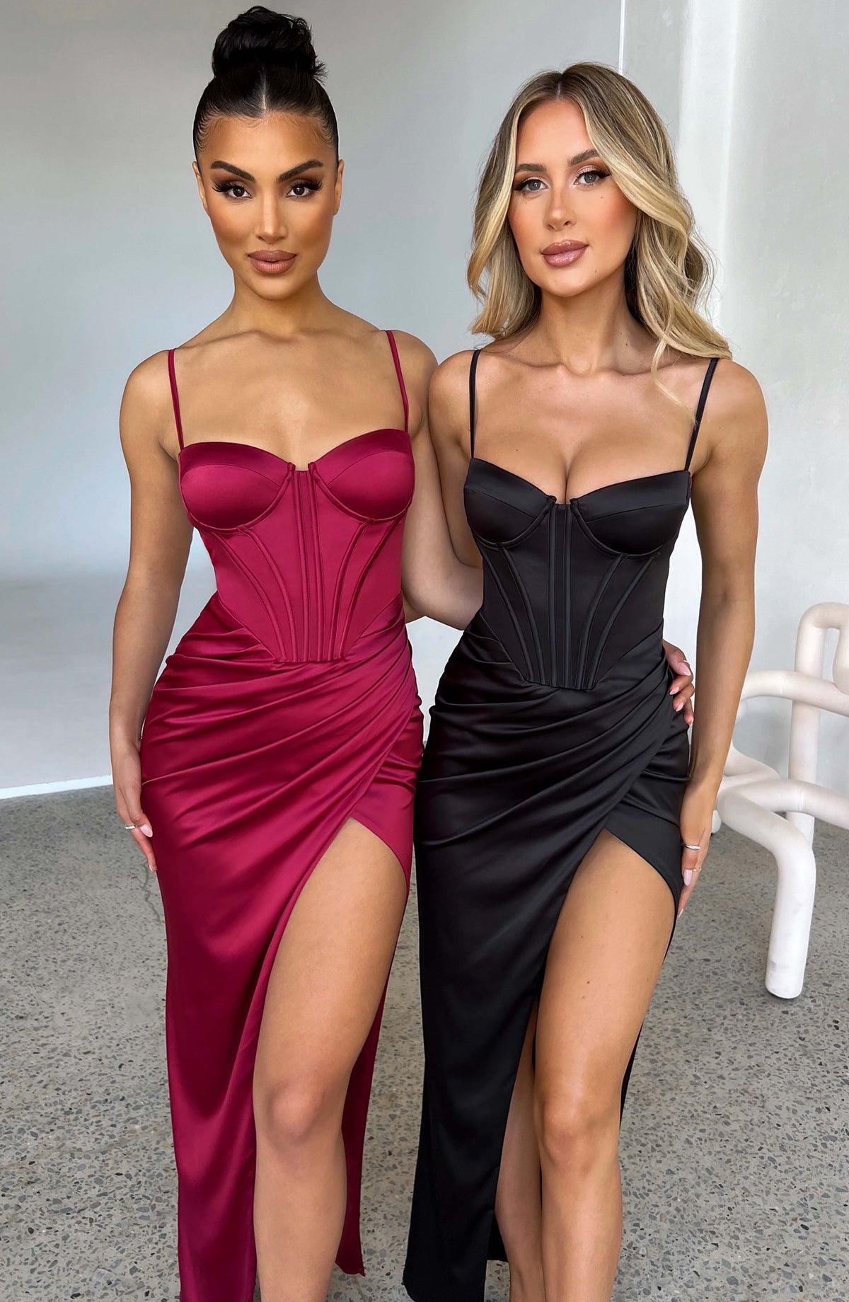 Despina Maxi Elbise - Siyah