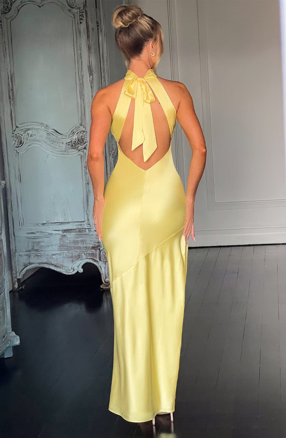 Etta Maxi Elbise - Limon Sarısı