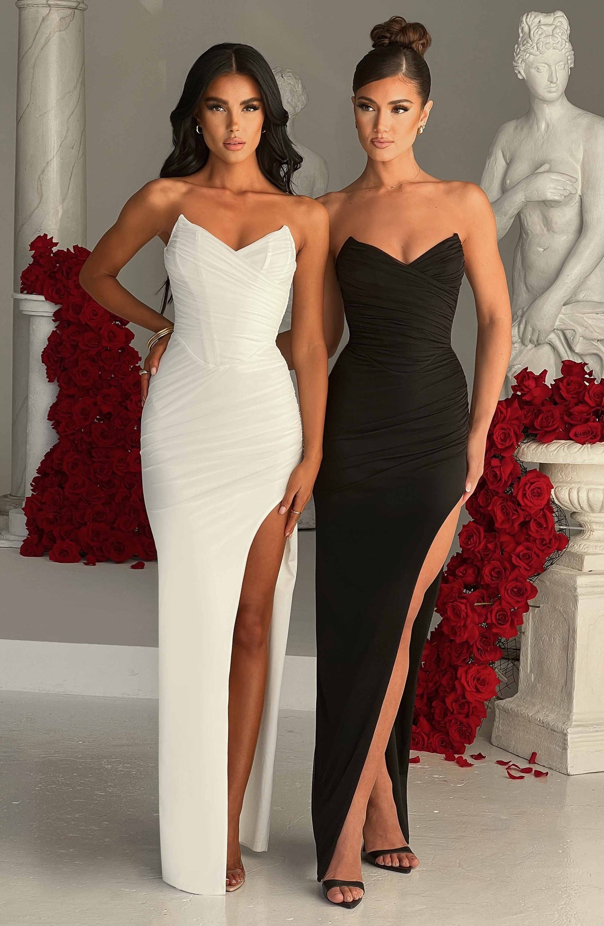 Giovanna Maxi Elbise - Siyah