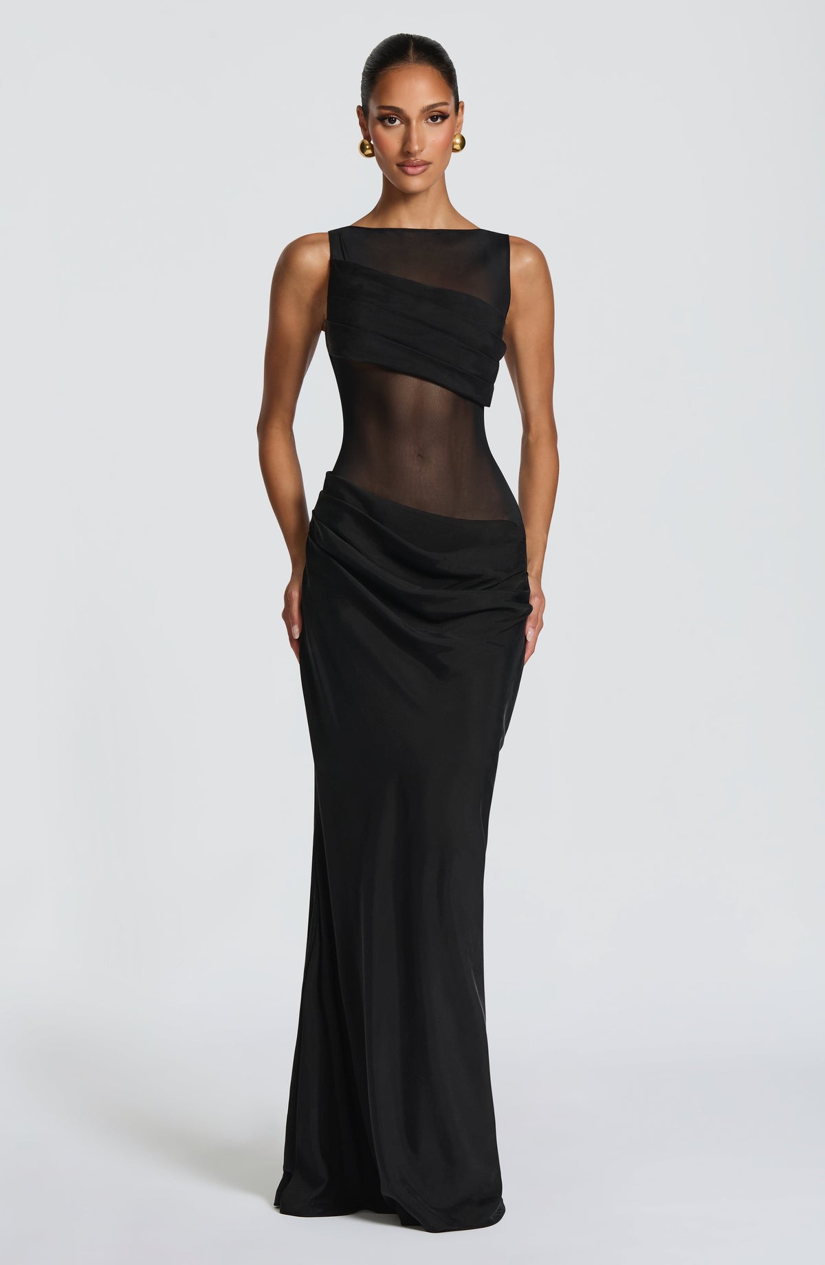 Gracelyn Maxi Elbise - Siyah