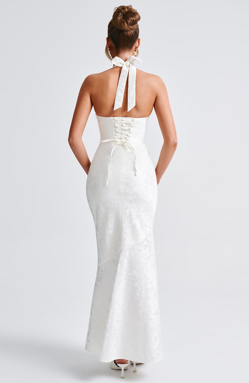Josephine Maxi Elbise - Fildişi