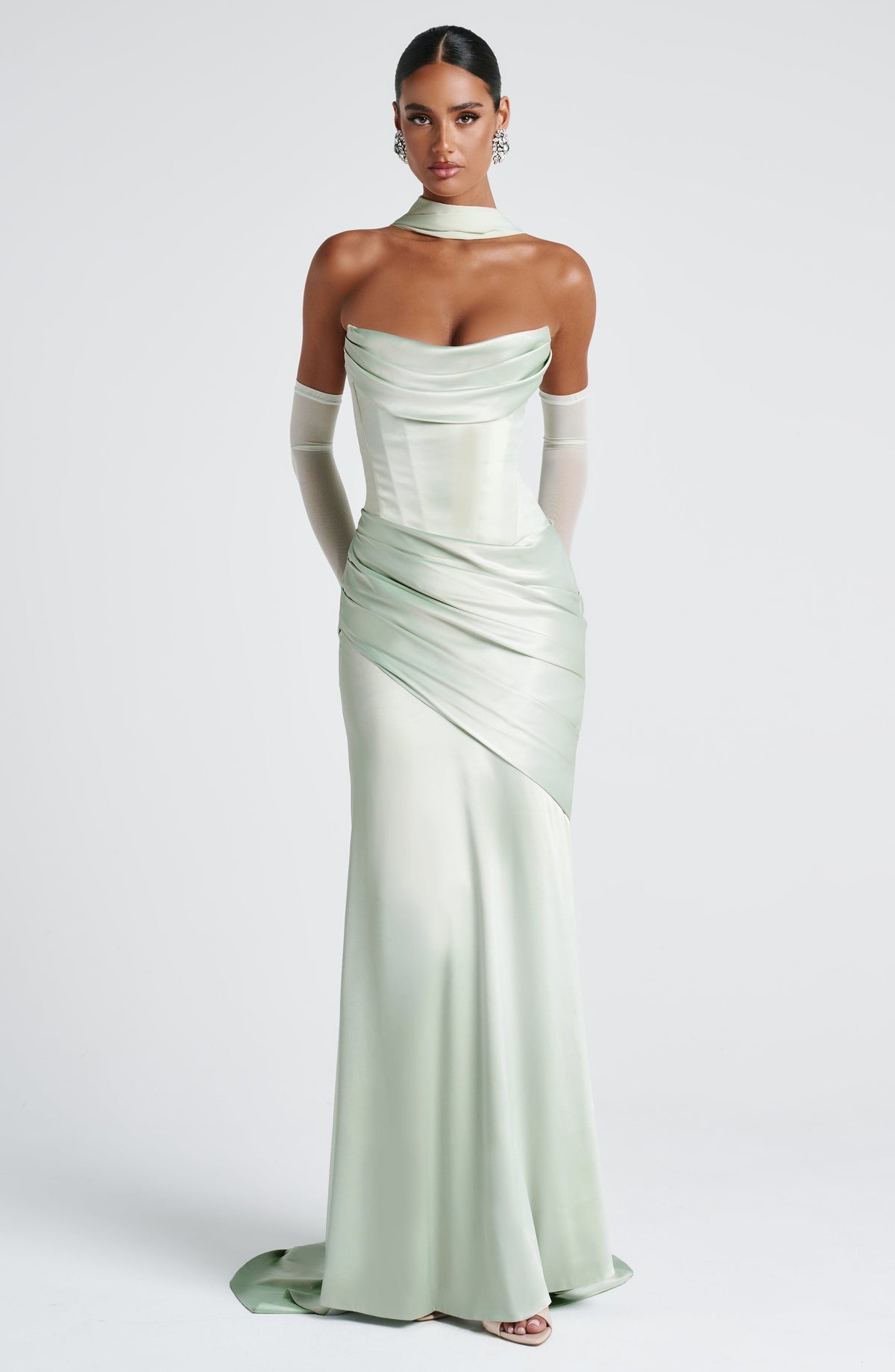 Kensington Maxi Elbise - Mint Yeşili