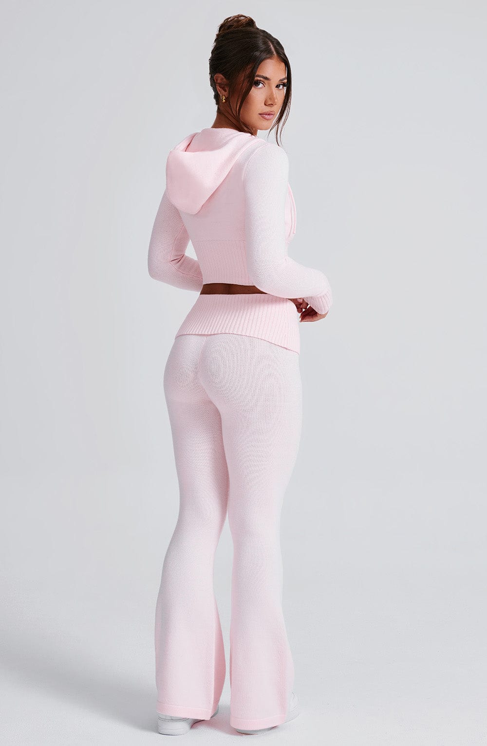 Portia Triko Pantolon - Pembe