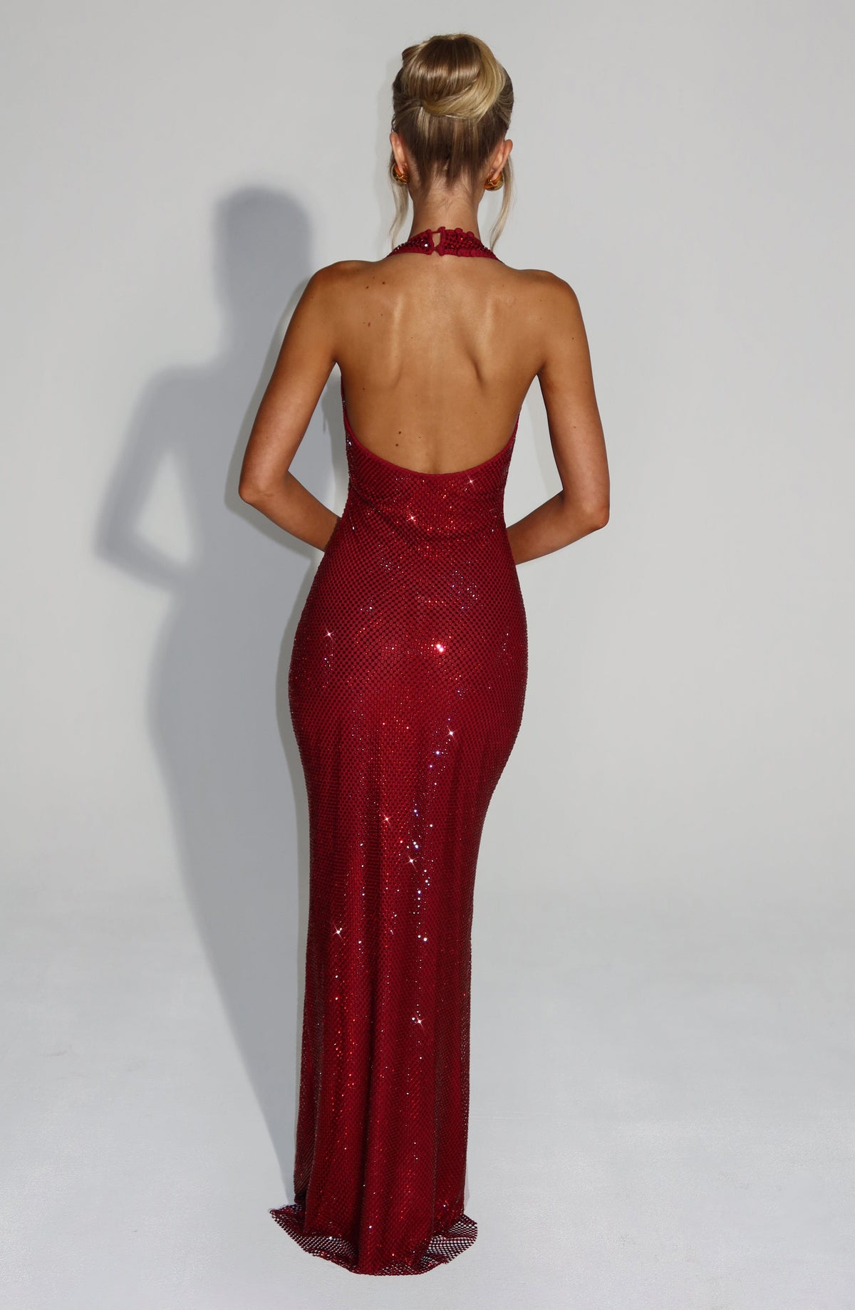Starla Maxi Elbise - Şarap