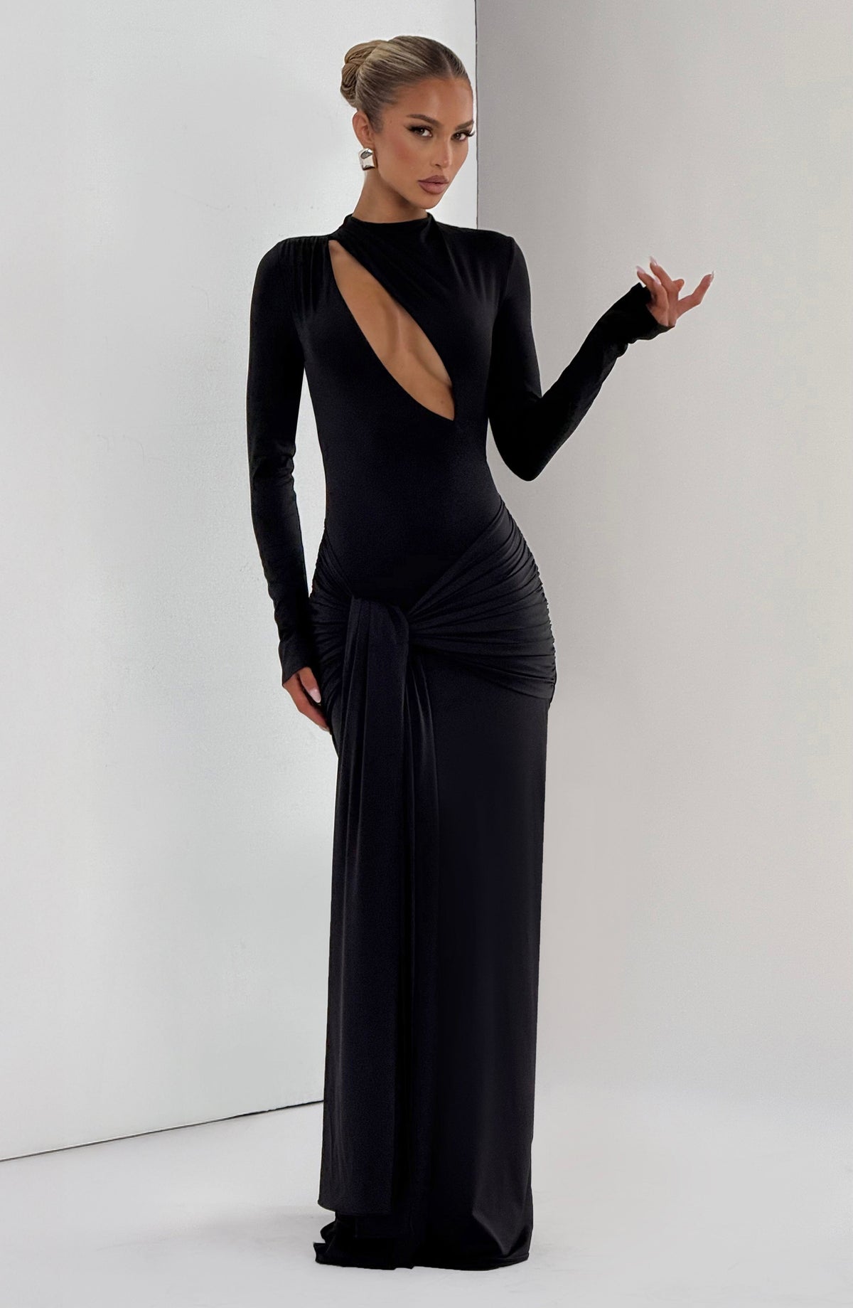 Tahnee Maxi Elbise - Siyah