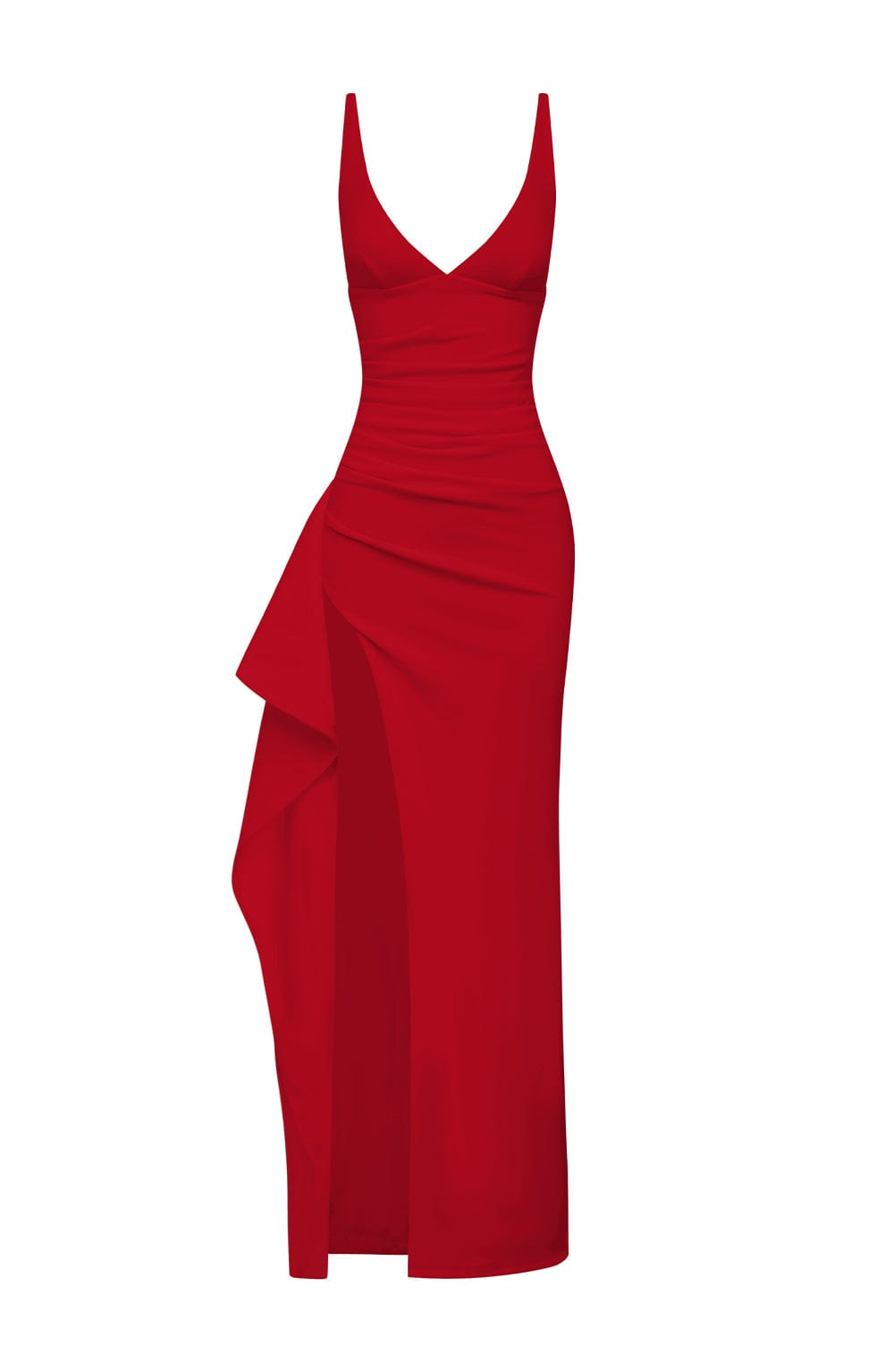 Violetta Maxi Elbise - Kırmızı