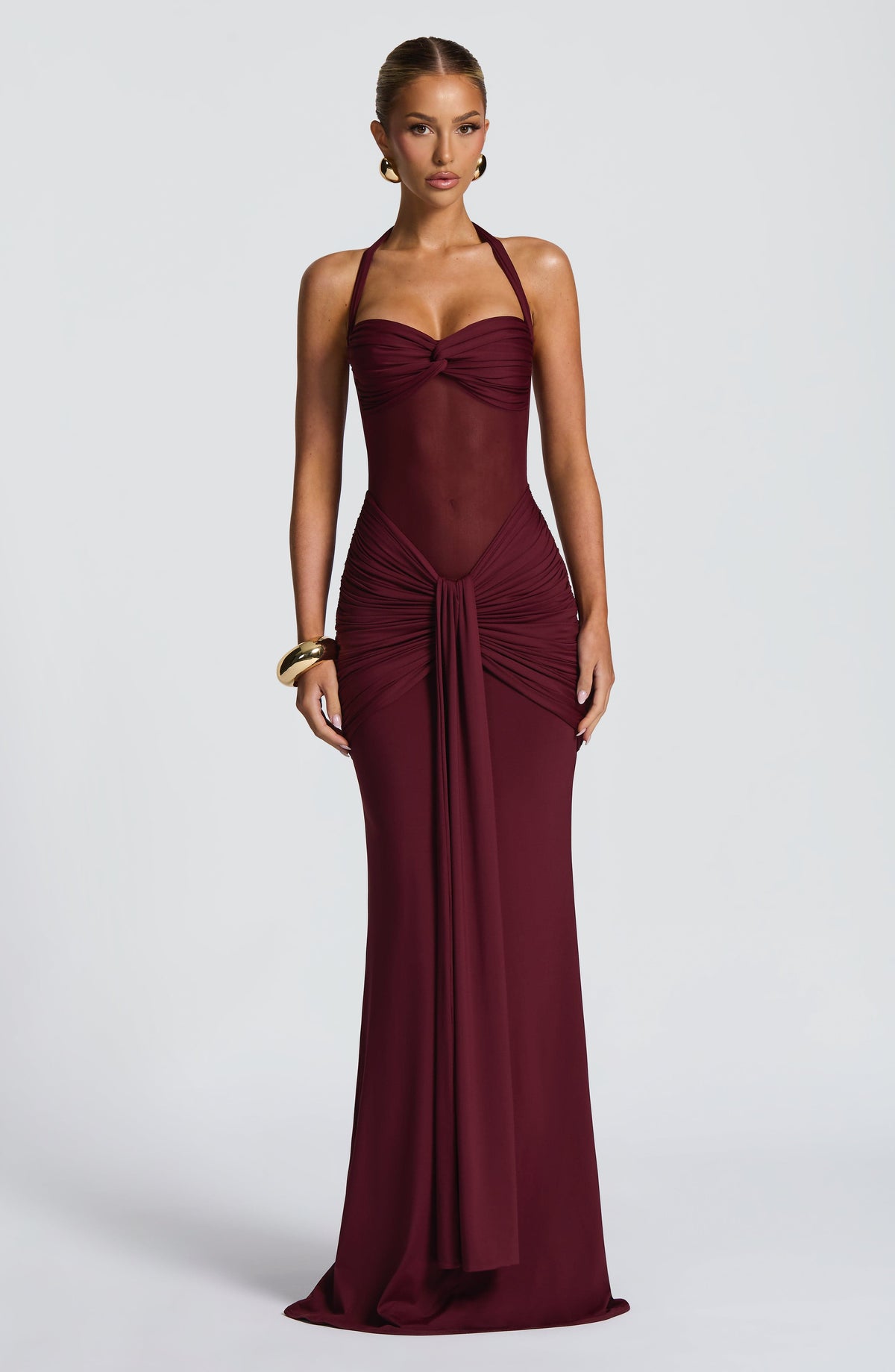Vixen Maxi Elbise - Vişne Çürüğü
