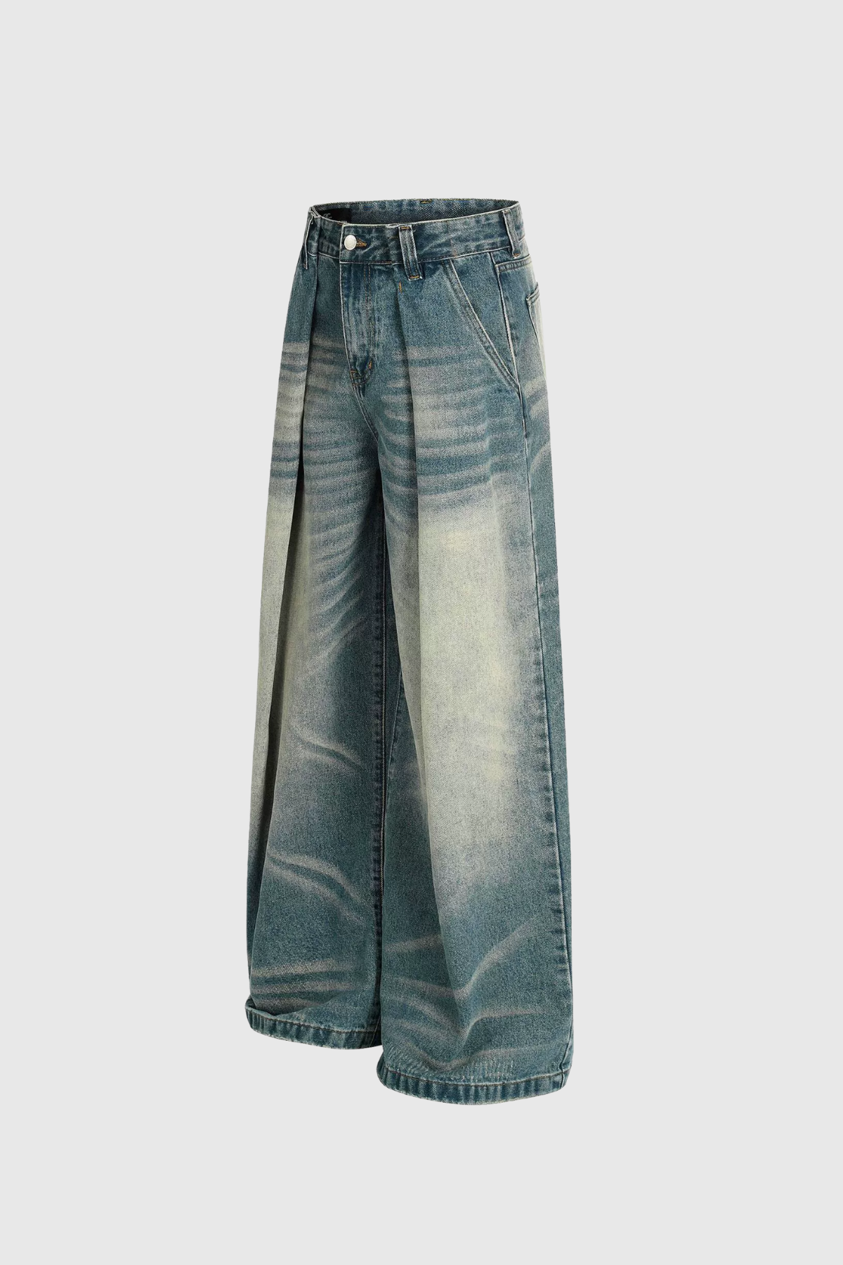 Dawit Ruch Detaylı Barrel Jean Pantolon