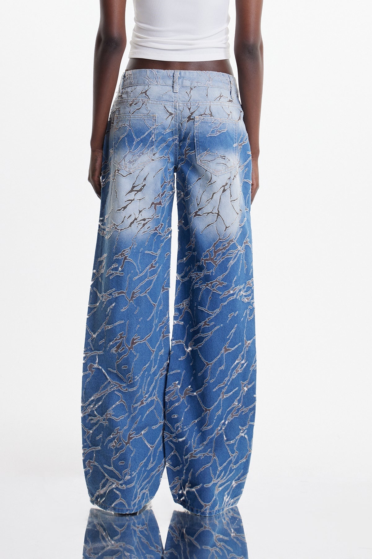 Zaida Dekonstrüktif Burnout Jean Pantolon