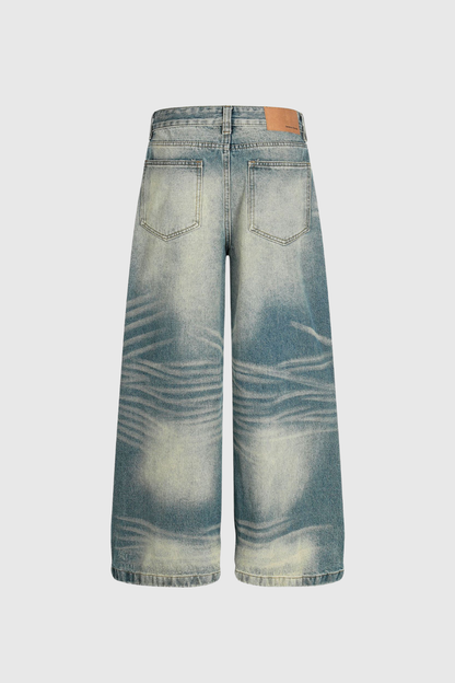 Dawit Ruch Detaylı Barrel Jean Pantolon