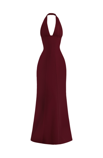 Adora Maxi Elbise - Vişne Çürüğü