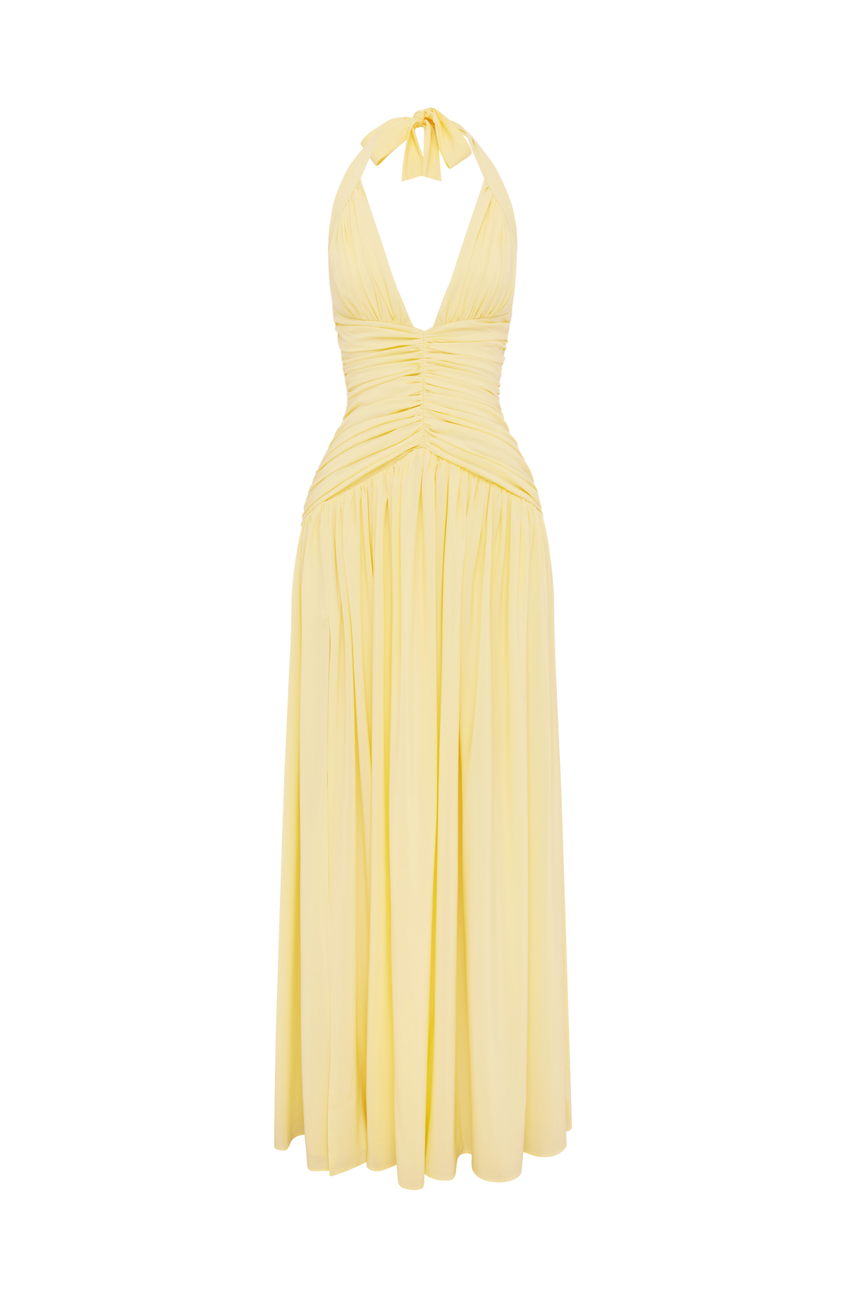 Amaris Maxi Elbise - Limon Sarısı