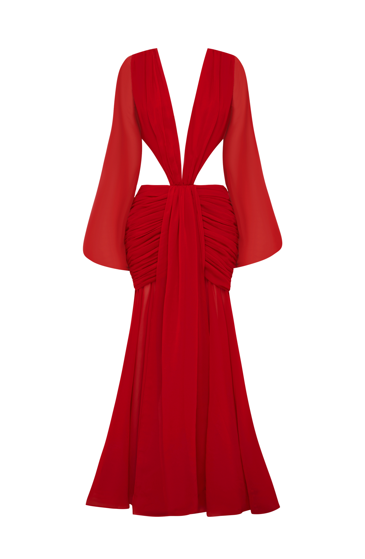 Andrina Maxi Elbise - Kırmızı