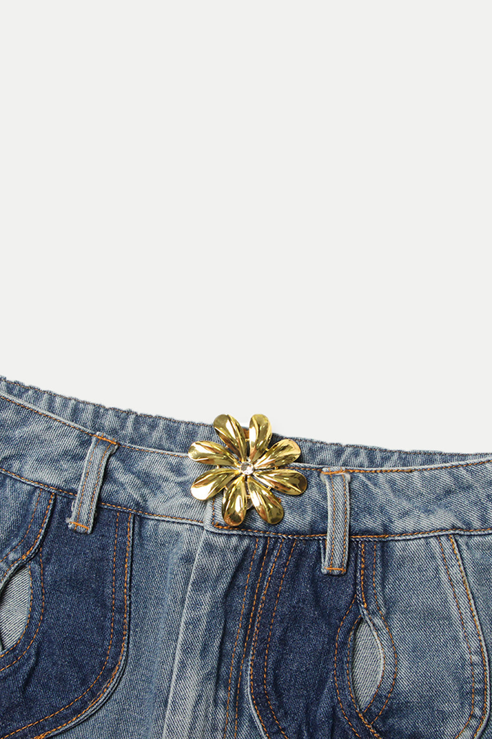 Abigail Cutout Detaylı Jean Pantolon