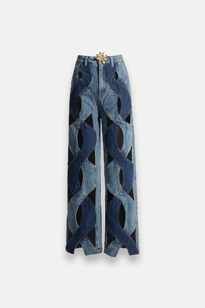 Abigail Cutout Detaylı Jean Pantolon